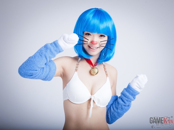Cosplay mèo máy Doraemon phiên bản người đẹp 10