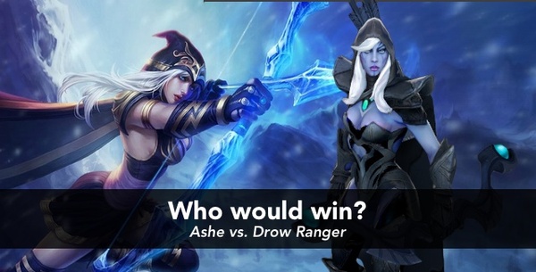 Liên Minh Huyền Thoại Ashe vs DOTA 2 Drow Ranger: Ai sẽ là người chiến thắng 1