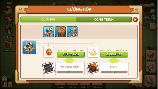 04 điểm phân biệt giữa Clash of Clans và Giang Sơn Mỹ Nhân 7