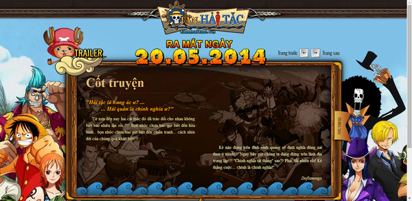 Tân Hải Tặc ra mắt trang teaser tại Việt Nam 1