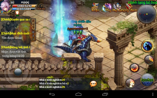 "Soi" đồ họa ấn tượng của King Online 2 trên Android 1