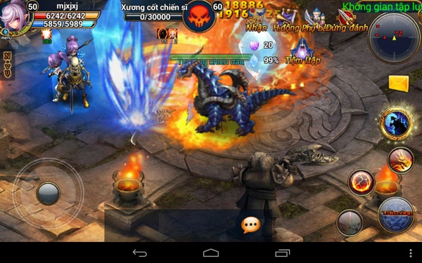 "Soi" đồ họa ấn tượng của King Online 2 trên Android 2