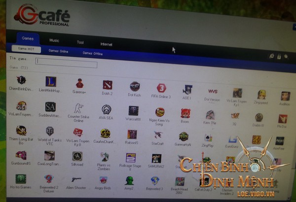 Chiến Binh Định Mệnh đã có mặt ở hệ thống phòng máy Gcafe