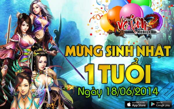 Võ Lâm Mobile – Tưng bừng sinh nhật 1 tuổi 1