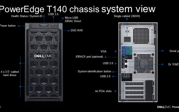 Dell EMC PowerEdge T140 mid-range server