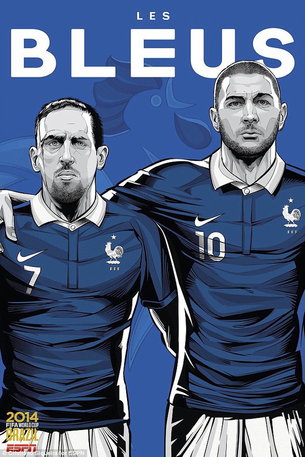 Cực lạ với siêu sao World Cup theo phong cách truyện tranh 3