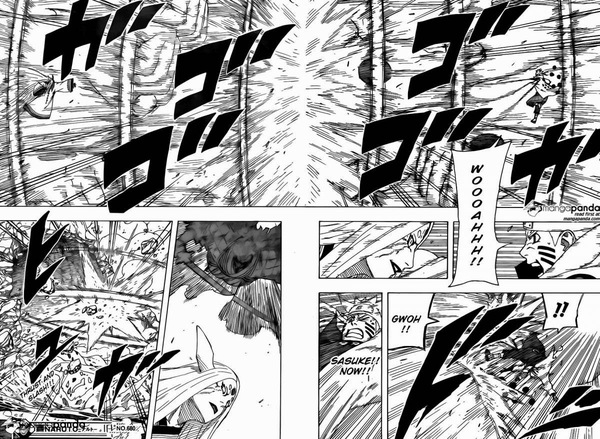 Naruto đại chiến Kaguya trong chương mới nhất 4