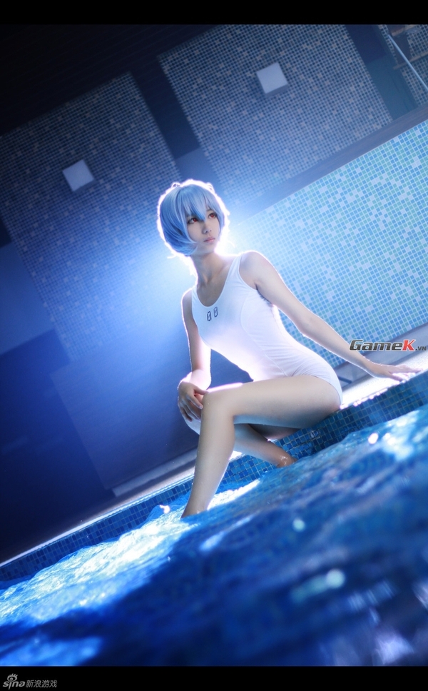 Bộ ảnh cosplay lung linh dưới nước về Rei Ayanami 10