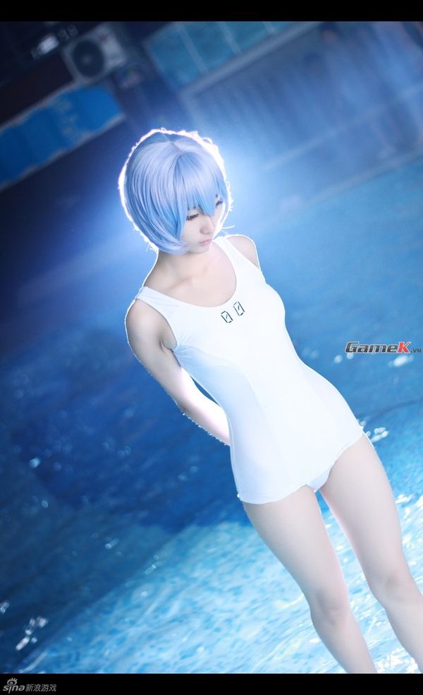 Bộ ảnh cosplay lung linh dưới nước về Rei Ayanami 11
