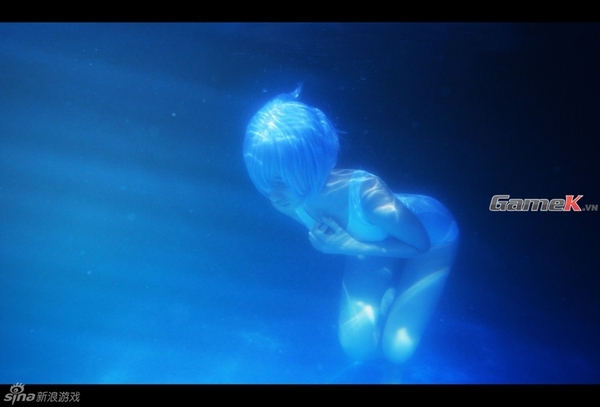 Bộ ảnh cosplay lung linh dưới nước về Rei Ayanami 13