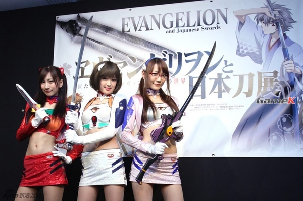 Triển lãm cosplay Evangelion và Kiếm cực chất tại Nhật Bản 1