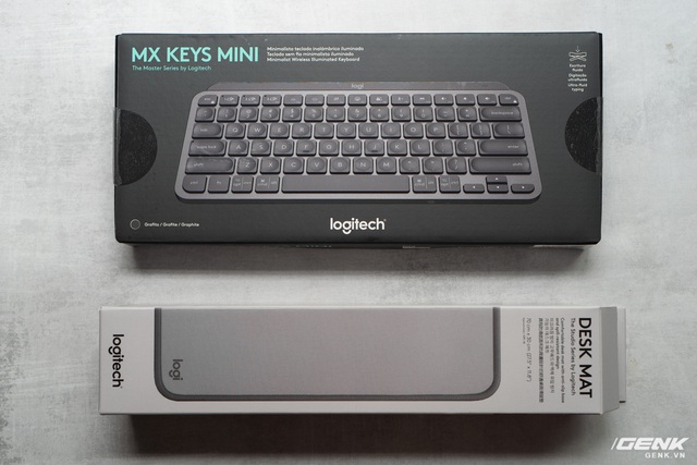 &quot;Trên bàn&quot; bàn phím không dây văn phòng Logitech MX Keys Mini và lót chuột kèm theo - Ảnh 2.