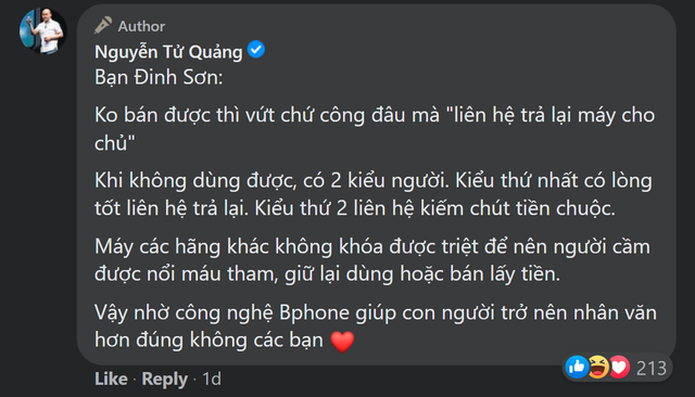 CEO BKAV Nguyễn Tử Quảng: &quot;Công nghệ Bphone giúp con người trở nên nhân văn hơn&quot; - Ảnh 2.