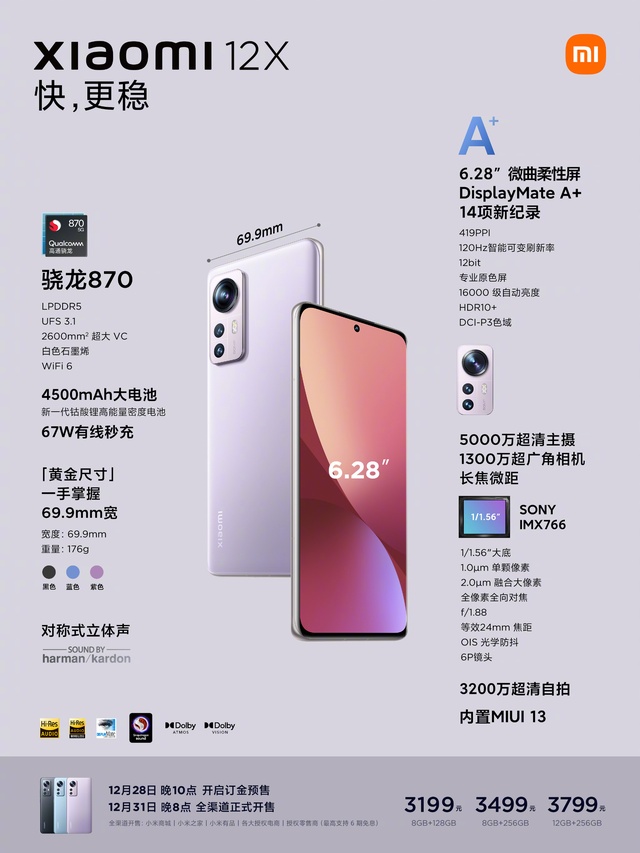 Xiaomi 12 series ra mắt: Thiết kế mới, Snapdragon 8 Gen 1, không còn camera 108MP, sạc nhanh 120W, giá từ 11.5 triệu đồng - Ảnh 7.