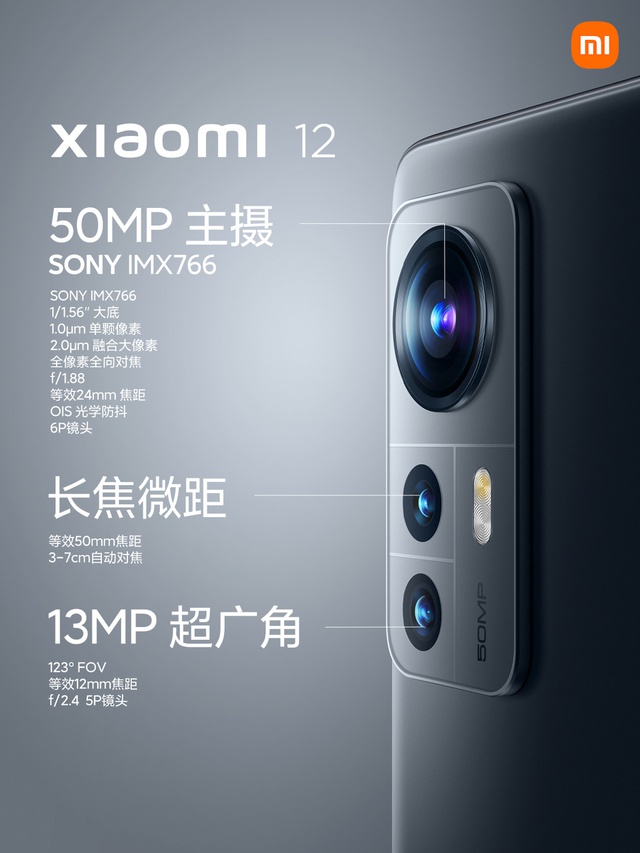 Xiaomi 12 series ra mắt: Thiết kế mới, Snapdragon 8 Gen 1, không còn camera 108MP, sạc nhanh 120W, giá từ 11.5 triệu đồng - Ảnh 2.