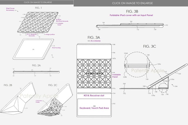 Apple được cấp bằng sáng chế ốp lưng iPad &quot;biến hình&quot; - Ảnh 2.