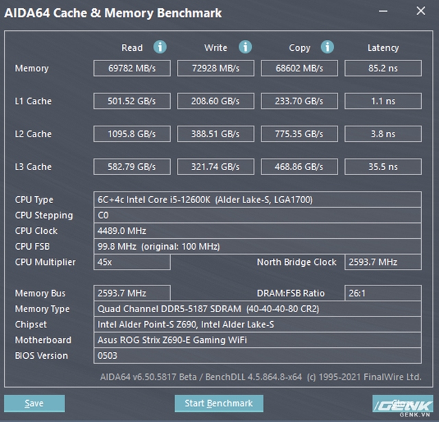Đánh giá nhanh RAM Kingston FURY Beast DDR5 5200MHz CL40: Lựa chọn cho phân khúc tầm trung - Ảnh 6.