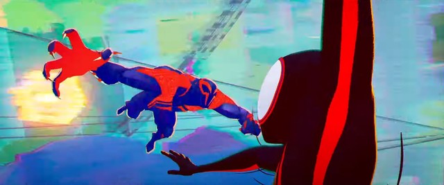 Spider-Man: Into the Spider-Verse 2 tung ra trailer đầu tiên: Miles Morales bị Spider-Man 2099 đấm trong cuộc chiến đa vũ trụ mới - Ảnh 2.
