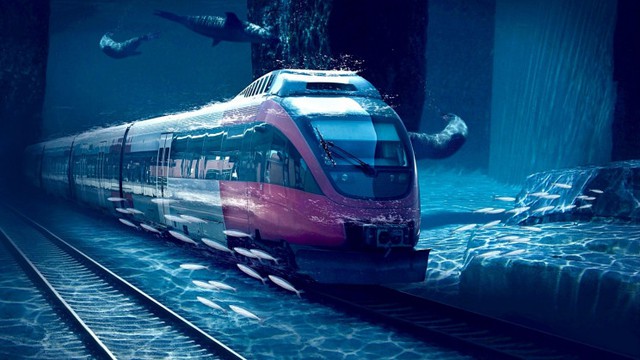 Utopian project: $200 billion to build an underwater train line connecting China and the US - Photo 1. Utopian project: $200 billion to build an underwater train line connecting China and the US - Photo 1.
