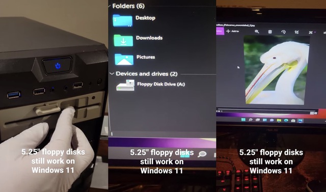 Đĩa mềm 5,25 inch năm 1976 vẫn hoạt động được trên Windows 11 - Ảnh 1.