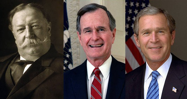 Các Tổng thống Taft, HW Bush và W. Bush đều là thành viên của Hội Đầu lâu xương chéo.