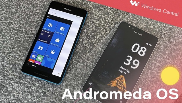 Cận cảnh hệ điều hành Andromeda đã bị hủy của Microsoft đang chạy trên Lumia 950 - Ảnh 1.