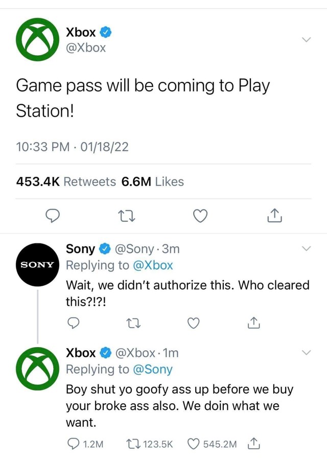 Chết cười với loạt meme về thương vụ Microsoft mua lại Activision Blizzard, cướp luôn cả tá game độc quyền của PlayStation - Ảnh 14. Chết cười với loạt meme về thương vụ Microsoft mua lại Activision Blizzard, cướp luôn cả tá game độc quyền của PlayStation - Ảnh 14.