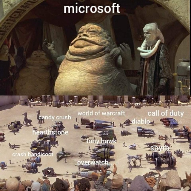 Chết cười với loạt meme về thương vụ Microsoft mua lại Activision Blizzard, cướp luôn cả tá game độc quyền của PlayStation - Ảnh 16. Chết cười với loạt meme về thương vụ Microsoft mua lại Activision Blizzard, cướp luôn cả tá game độc quyền của PlayStation - Ảnh 16.