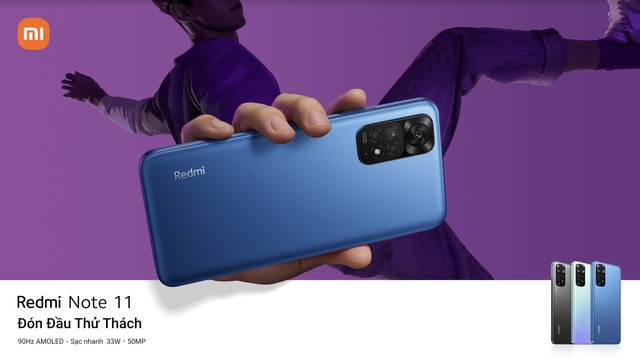 Redmi Note 11 series ra mắt tại VN: Có 4 phiên bản, trang bị màn hình AMOLED, camera 108MP, sạc nhanh 67W, giá từ 4.7 triệu đồng - Ảnh 3.