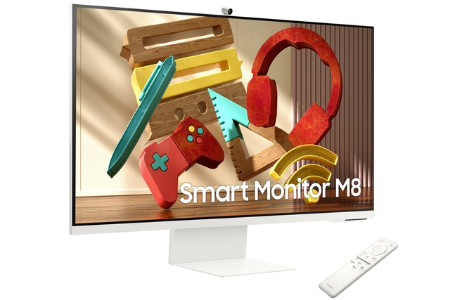 Samsung ra mắt Smart Monitor M8: Thiết kế như iMac, 4K 32 inch, tích hợp webcam, có USB-C 60W - Ảnh 2.