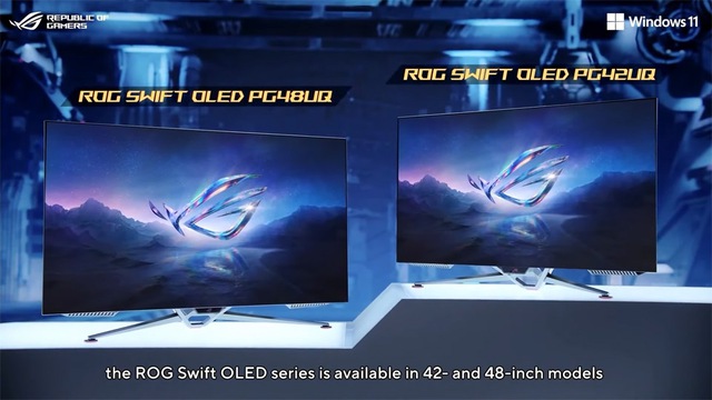 [CES 2022] Asus ra mắt màn hình chơi game ROG Swift OLED 4K 48 inch và 42 inch - Ảnh 3.