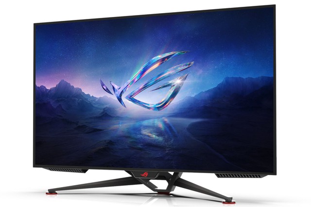 [CES 2022] Asus ra mắt màn hình chơi game ROG Swift OLED 4K 48 inch và 42 inch - Ảnh 1.