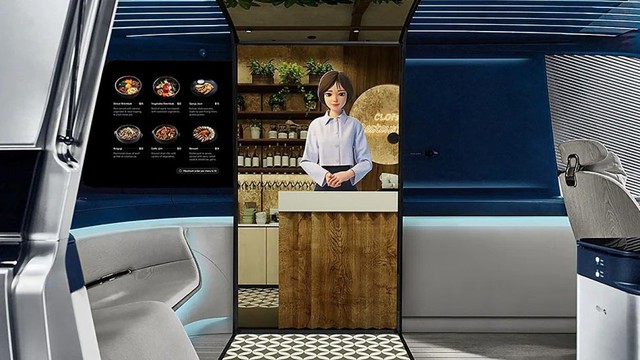 LG mang cả ngôi nhà lên xe tự lái, tặng kèm cả người mẫu ảo trong ý tưởng xe tương lai - Ảnh 4. LG mang cả ngôi nhà lên xe tự lái, tặng kèm cả người mẫu ảo trong ý tưởng xe tương lai - Ảnh 4.