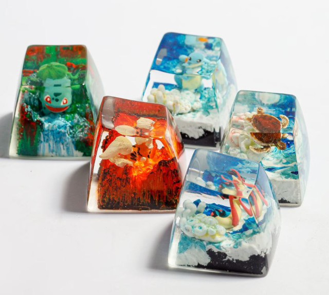 Infatuated with the super detailed and beautiful Pokemon keycap sets, each key is worth more than 1 million VND - Photo 1.