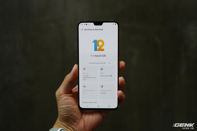Trên tay vivo V23 5G: Màn hình “tai thỏ” nhưng bù lại có camera selfie kép và 4 đèn flash, giá 12.9 triệu đồng - Ảnh 17.
