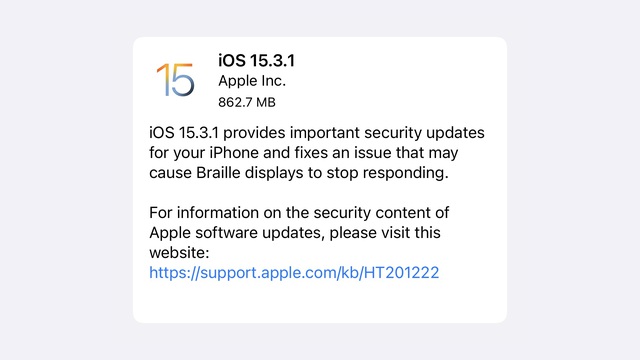 Apple phát hành iOS 15.3.1 để sửa triệt để lỗ hổng bảo mật Safari - Ảnh 2.