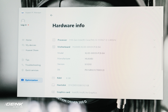 Trên tay laptop Huawei MateBook 14: Thiết kế cứng cáp, camera ẩn dưới phím, chip Intel i5 thế hệ 11 - Ảnh 19.