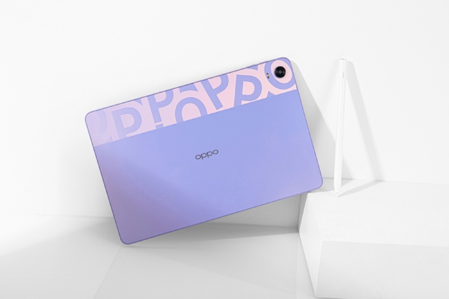 Ảnh thực tế OPPO Pad trước ngày ra mắt: Thiết kế trẻ trung, có màu &quot;tím mộng mơ&quot; - Ảnh 7.