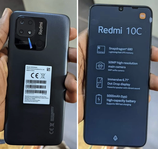 Redmi 10C ra mắt: Snapdragon 680, vân tay trong cụm camera, giá từ 4.3 triệu đồng - Ảnh 2.