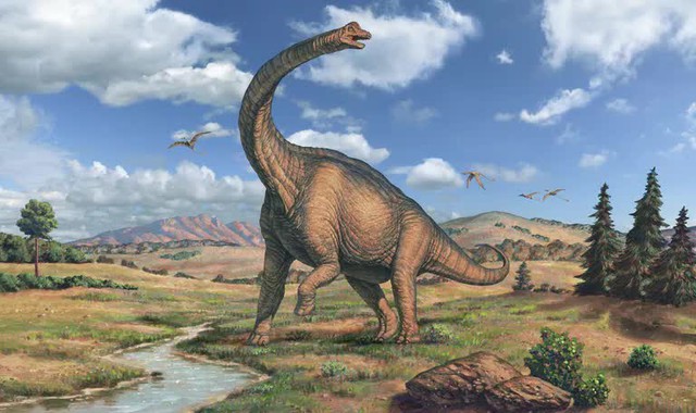 Brachiosaurus dinosaur, just vomiting can kill you already!  - Photo 1.