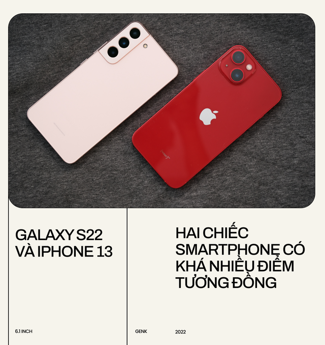 “Đại chiến” Galaxy S22 và iPhone 13: Đâu mới là chiếc smartphone nhỏ gọn đáng mua nhất? - Ảnh 1.