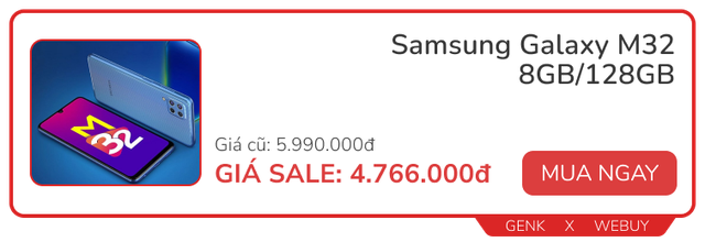 9 điện thoại đang sale đến 43%, toàn hàng chính hãng từ Apple, Samsung, Vivo - Ảnh 3.