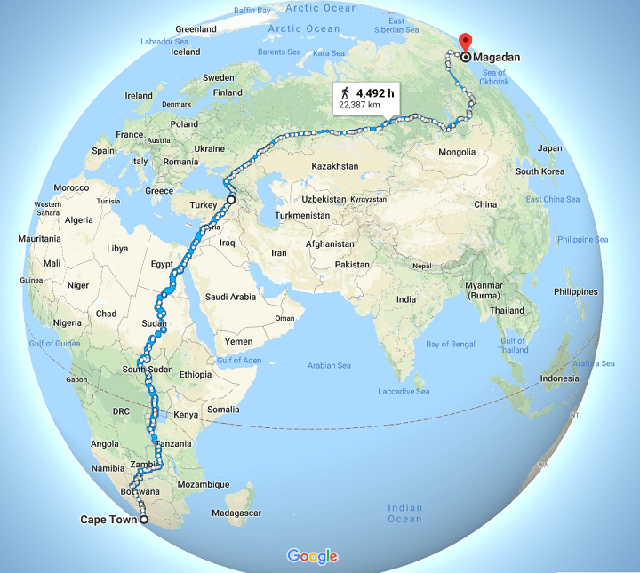 Quãng đường bộ dài nhất thế giới kéo dài từ Châu Phi cho tới Viễn Đông - Ảnh 1.