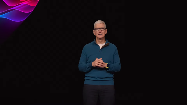 Tim Cook attracts attention for wearing a costume similar to the Ukrainian flag - Photo 1.