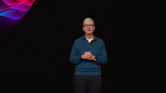 Tim Cook gây chú ý vì mặc trang phục giống quốc kỳ Ukraine - Ảnh 1.