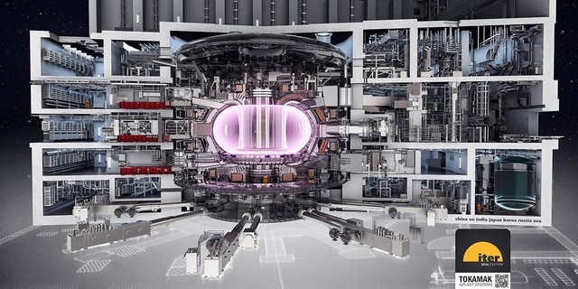 Inside the world's largest fusion reactor: 