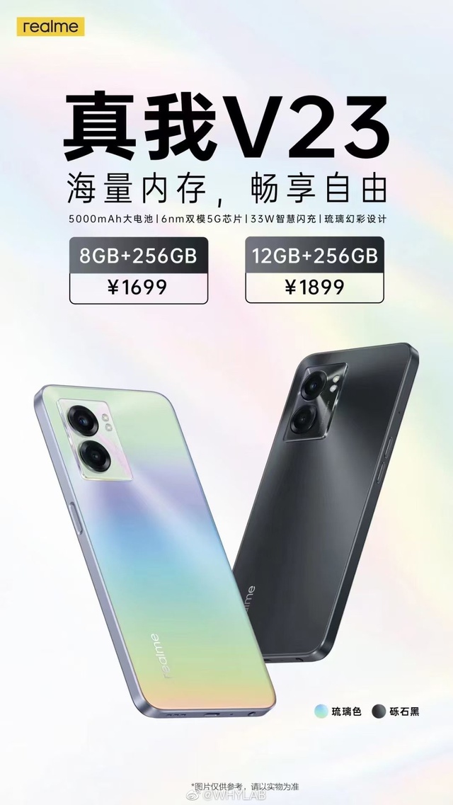 realme V23 launched: Square border design, Dimensity 820, 5000mAh battery, priced at 6.1 million - Photo 2.