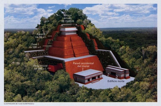The earliest evidence of the Mayan divination calendar inside the ancient pyramid - Photo 3.