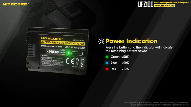 No more worries, this Sony camera battery can be easily charged via the USB-C port - Photo 2.