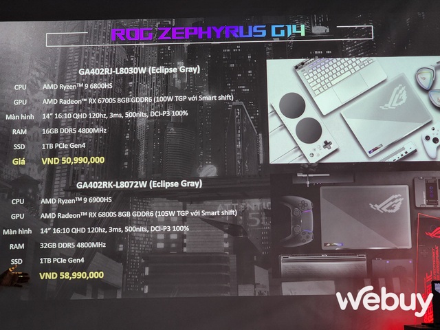 Cận cảnh ASUS Zephyrus G14 2022: Nâng cấp từ trong ra ngoài, mạnh mẽ và &quot;wibu&quot; hơn, giá từ 51 triệu đồng - Ảnh 22.